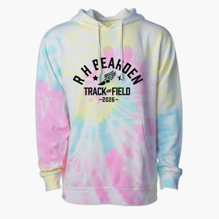 R H Bearden School Track and Field Premium Tie-Dye Hoodie