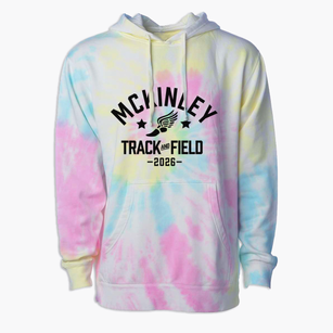 Mckinley Brighton Elementary School Track and Field Premium Tie-Dye Hoodie