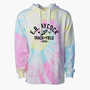 E.b. Aycock Middle School Track and Field Premium Tie-Dye Hoodie