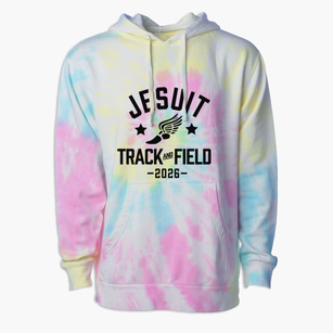 Jesuit Dallas Track and Field Premium Tie-Dye Hoodie