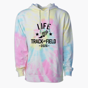 Life Academy Track and Field Premium Tie-Dye Hoodie