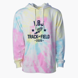 Lyndon B. Johnson High School Track and Field Premium Tie-Dye Hoodie