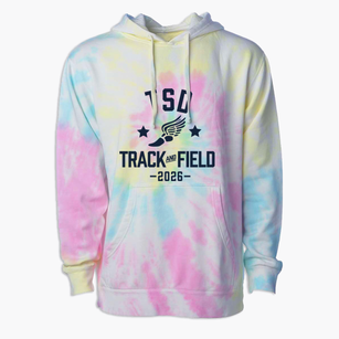Texas School For The Deaf Track and Field Premium Tie-Dye Hoodie
