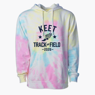 Keet Gooshi Heen Elementary School Track and Field Premium Tie-Dye Hoodie