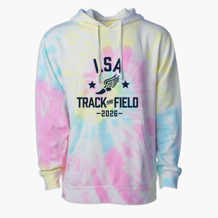 Lutheran School Association Track and Field Premium Tie-Dye Hoodie