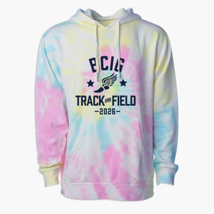 Bcig Elementary School Track and Field Premium Tie-Dye Hoodie