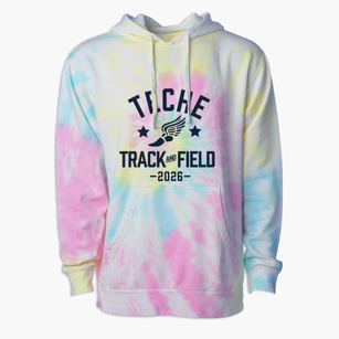 Teche Elementary School Track and Field Premium Tie-Dye Hoodie