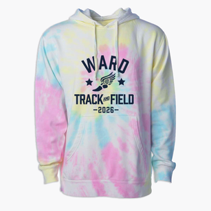 Ward Elementary School Track and Field Premium Tie-Dye Hoodie
