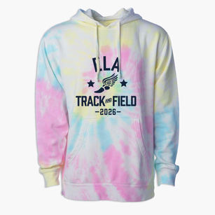 Extraordinary Leaders Academy Track and Field Premium Tie-Dye Hoodie
