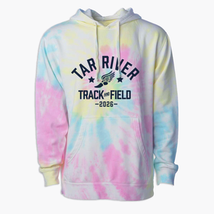 Tar River Learning Center Track and Field Premium Tie-Dye Hoodie