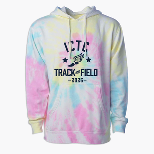 Indian Capital Technology Center Track and Field Premium Tie-Dye Hoodie