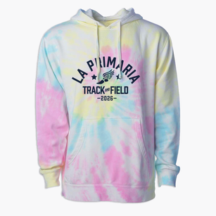 La Primaria Primary School Track and Field Premium Tie-Dye Hoodie