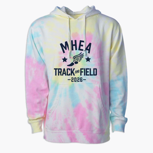 Memphis Home Education Association Track and Field Premium Tie-Dye Hoodie