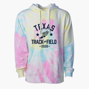 Texas Christian Academy Track and Field Premium Tie-Dye Hoodie