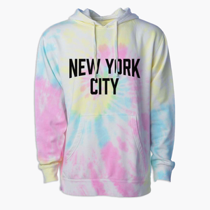 New York City New York NY City Premium Tie-Dye Hoodie