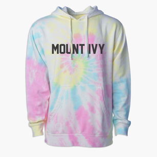 Mount Ivy New York Classic Block Premium Tie-Dye Hoodie