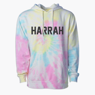 Harrah Oklahoma Classic Block Premium Tie-Dye Hoodie