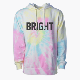 Bright Indiana Classic Block Premium Tie-Dye Hoodie