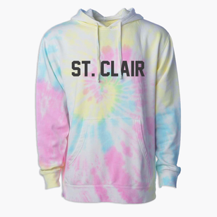 St. Clair Missouri Classic Block Premium Tie-Dye Hoodie