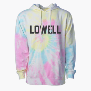 Lowell Michigan Classic Block Premium Tie-Dye Hoodie