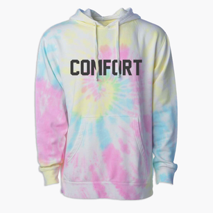 Comfort Texas Classic Block Premium Tie-Dye Hoodie