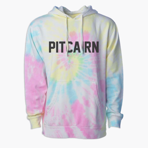Pitcairn Pennsylvania Classic Block Premium Tie-Dye Hoodie