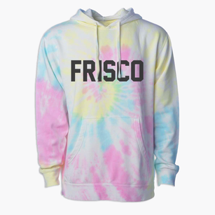 Frisco Colorado Classic Block Premium Tie-Dye Hoodie