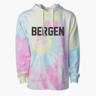 Bergen New York Classic Block Premium Tie-Dye Hoodie