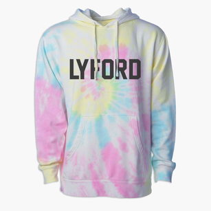 Lyford Texas Classic Block Premium Tie-Dye Hoodie