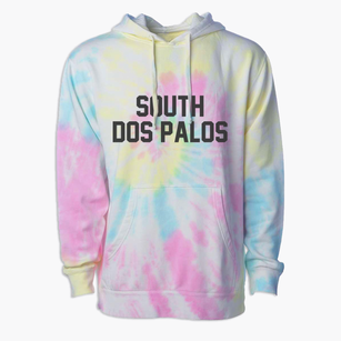 South Dos Palos California Classic Block Premium Tie-Dye Hoodie