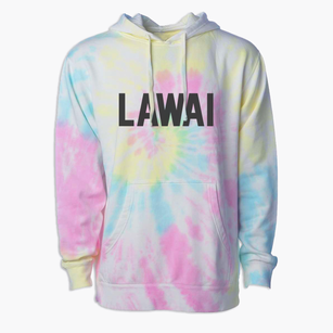 Lawai Hawaii Classic Block Premium Tie-Dye Hoodie