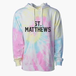 St. Matthews South Carolina Classic Block Premium Tie-Dye Hoodie