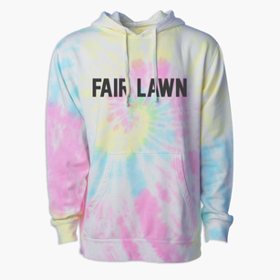 Fair Lawn New Jersey Classic Block Premium Tie-Dye Hoodie