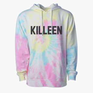 Killeen Texas Classic Block Premium Tie-Dye Hoodie