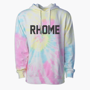 Rhome Texas Classic Block Premium Tie-Dye Hoodie