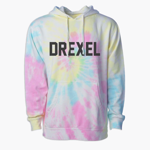 Drexel Ohio Classic Block Premium Tie-Dye Hoodie