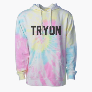 Tryon North Carolina Classic Block Premium Tie-Dye Hoodie