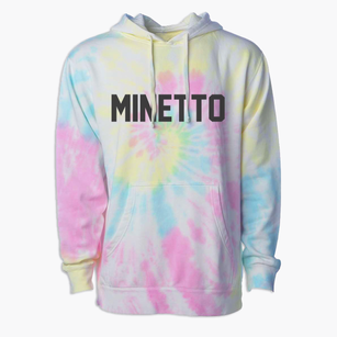 Minetto New York Classic Block Premium Tie-Dye Hoodie