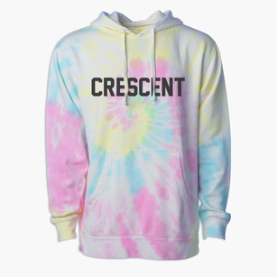 Crescent Oklahoma Classic Block Premium Tie-Dye Hoodie