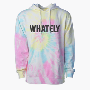 Whately Massachusetts Classic Block Premium Tie-Dye Hoodie