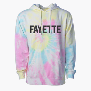 Fayette Ohio Classic Block Premium Tie-Dye Hoodie