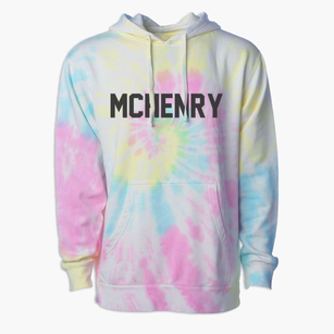 Mchenry Illinois Classic Block Premium Tie-Dye Hoodie