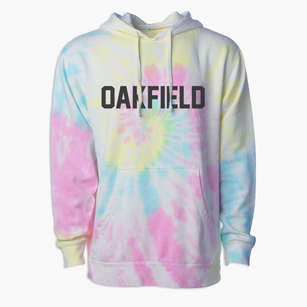 Oakfield Wisconsin Classic Block Premium Tie-Dye Hoodie