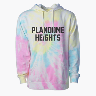 Plandome Heights New York Classic Block Premium Tie-Dye Hoodie