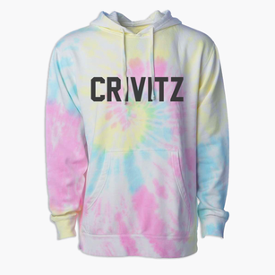 Crivitz Wisconsin Classic Block Premium Tie-Dye Hoodie