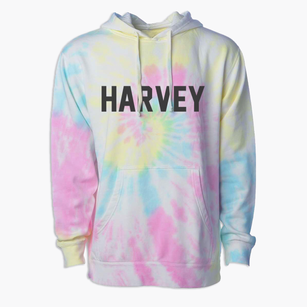 Harvey Illinois Classic Block Premium Tie-Dye Hoodie