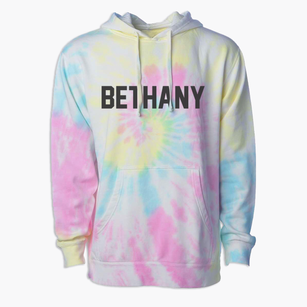 Bethany Oregon Classic Block Premium Tie-Dye Hoodie