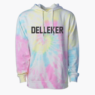 Delleker California Classic Block Premium Tie-Dye Hoodie