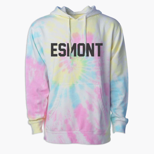 Esmont Virginia Classic Block Premium Tie-Dye Hoodie