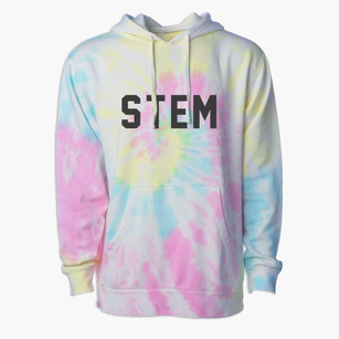 Stem North Carolina Classic Block Premium Tie-Dye Hoodie